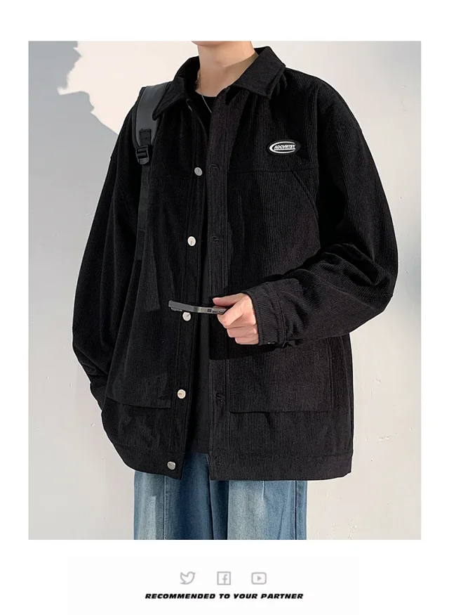 Autumn/Winter Corduroy Jacket for Men Detail