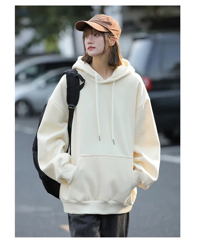 Unisex Winter Fleece Hoodie Detail