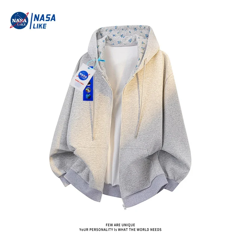 NASA Unisex Hoodie Zip-up