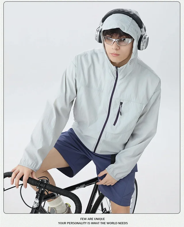Men's Summer Sun Jacket (Unisex) Detail