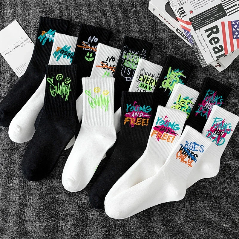 Graffiti Men's Ankle Sports Socks（20 pairs）