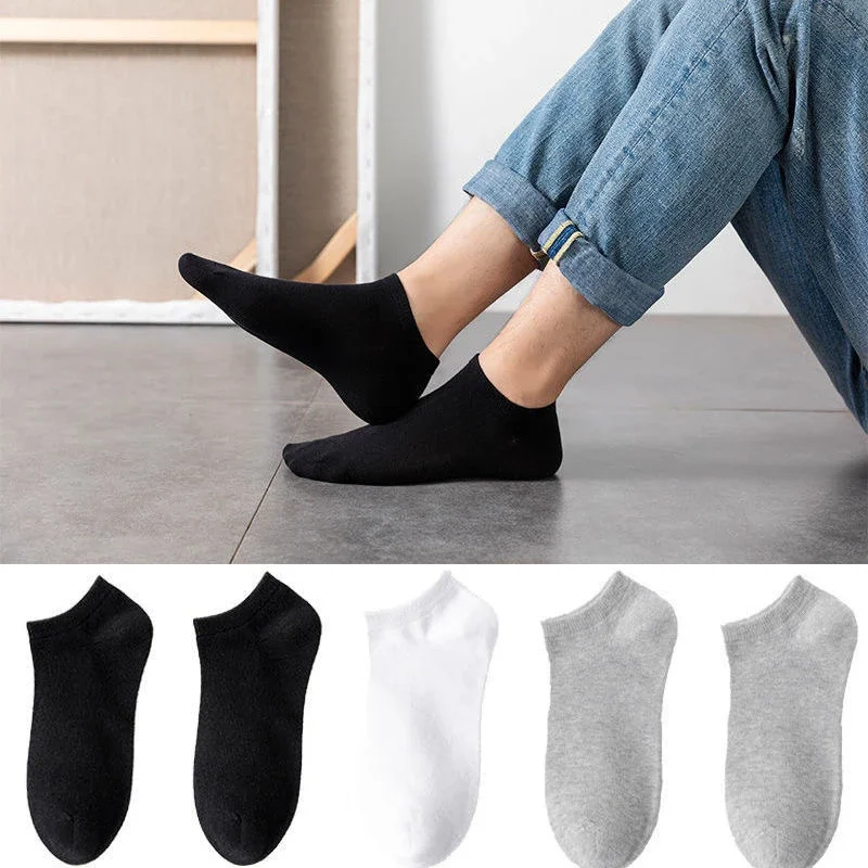 Men's Summer Cotton Ankle Socks（15 pairs）