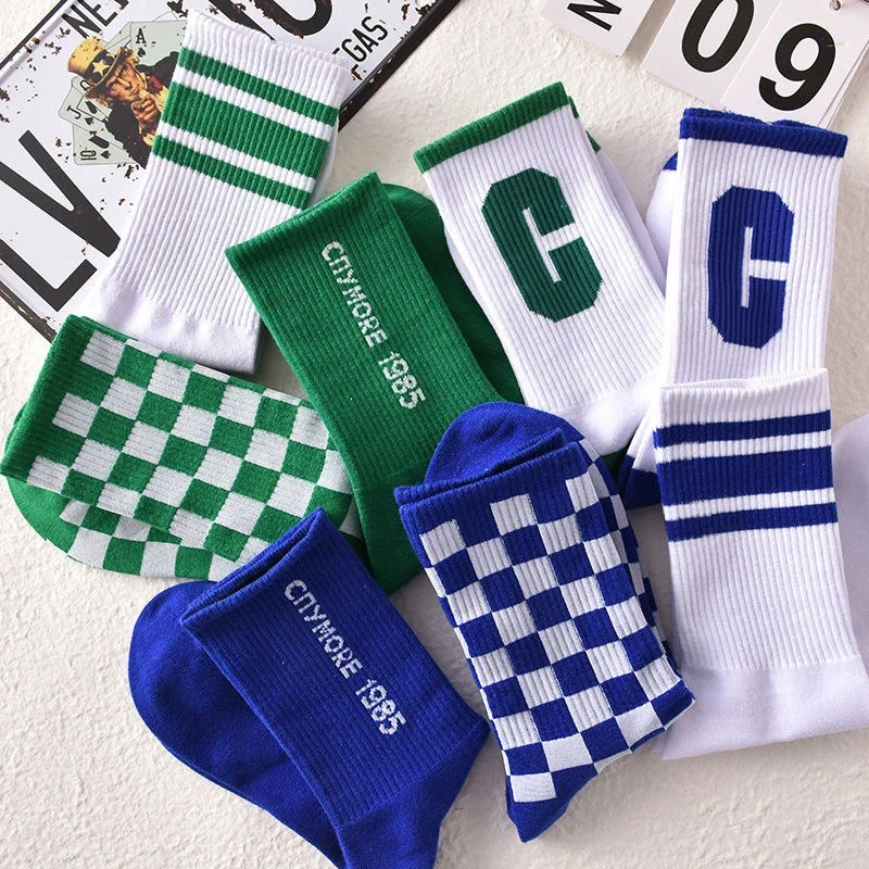 Korean Student Spring/Summer Socks（10 pairs）