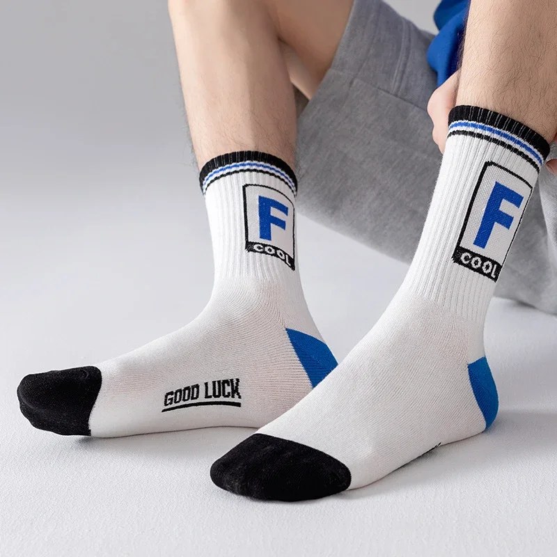 Men's Summer Cotton Mid-Calf Socks（10 pairs）