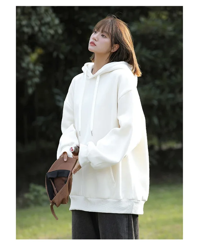 Unisex Winter Fleece Hoodie Detail