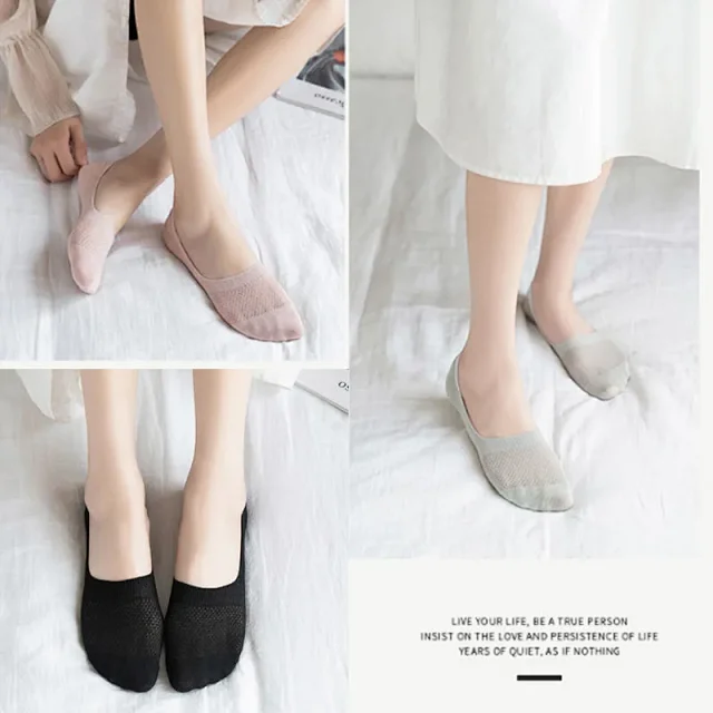 Women's Cotton No-Show Socks（10 pairs） Detail