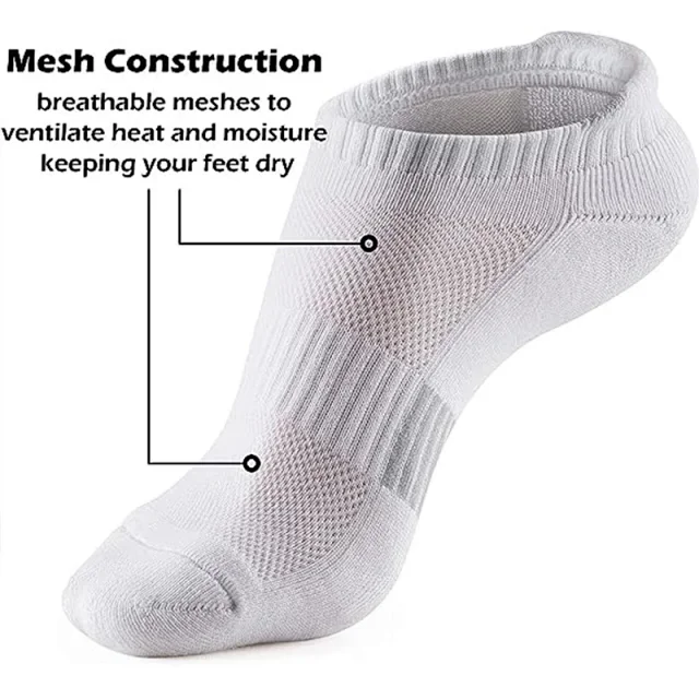 Breathable Unisex Sports Ankle Socks（10 pairs） Detail