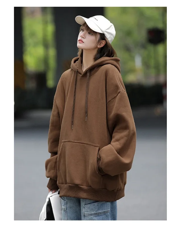 Unisex Winter Fleece Hoodie Detail