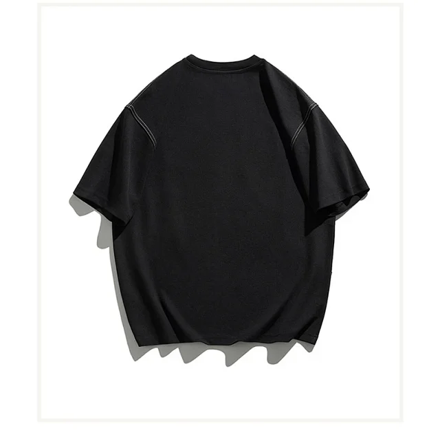 Men's Summer Crew Neck T-shirt Detail