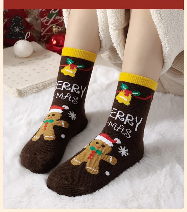 Kids' Red Christmas Socks（10 pairs） Detail