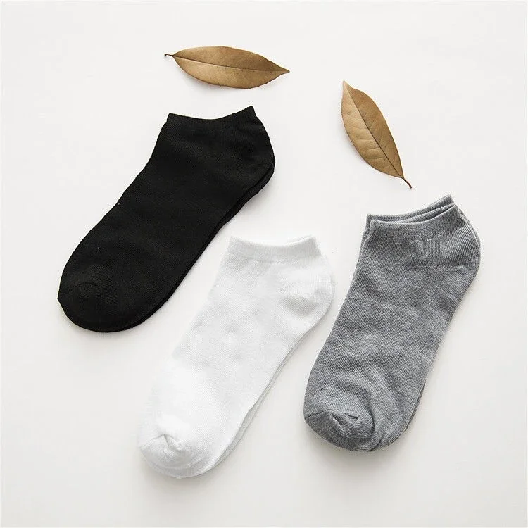 Men's Summer Cotton Ankle Socks（15 pairs）