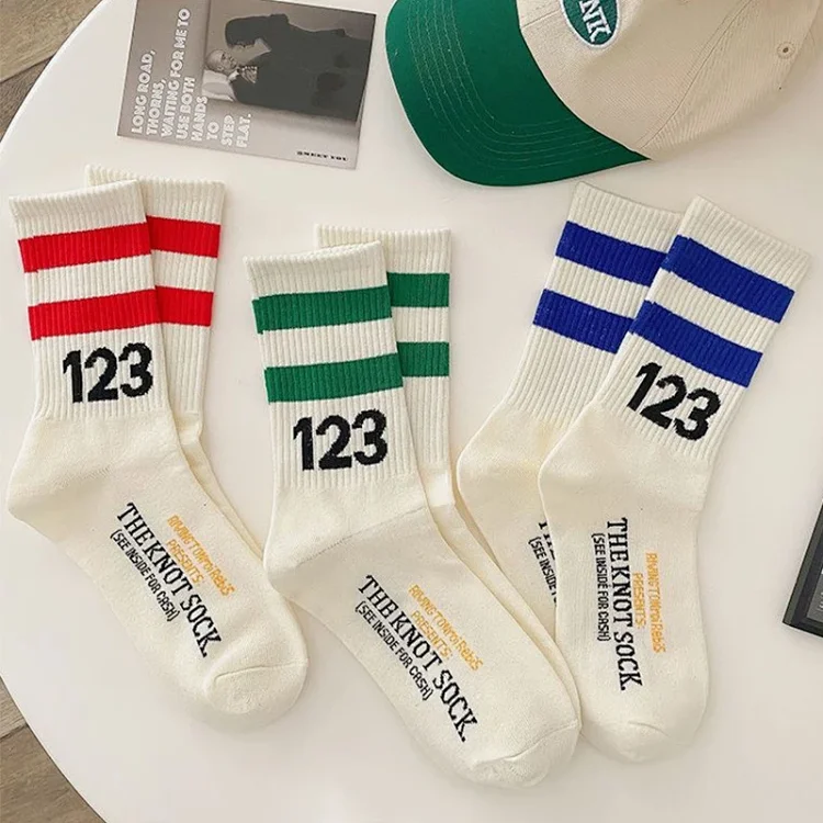 White Mid-Calf Cotton Socks(10 pairs)