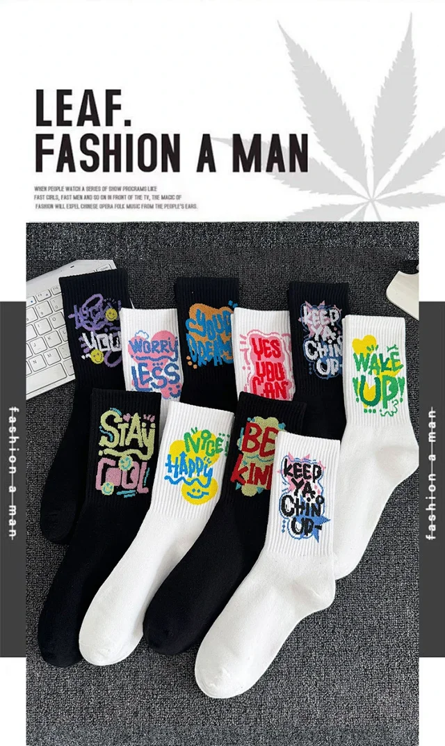 Women's Plus-Size White Mid-Calf Sports Socks（20 pairs） Detail