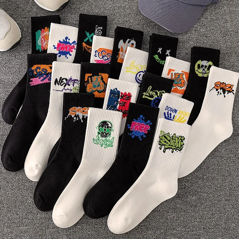Men's Oversize Mid-Calf Sports Socks（30 pairs）