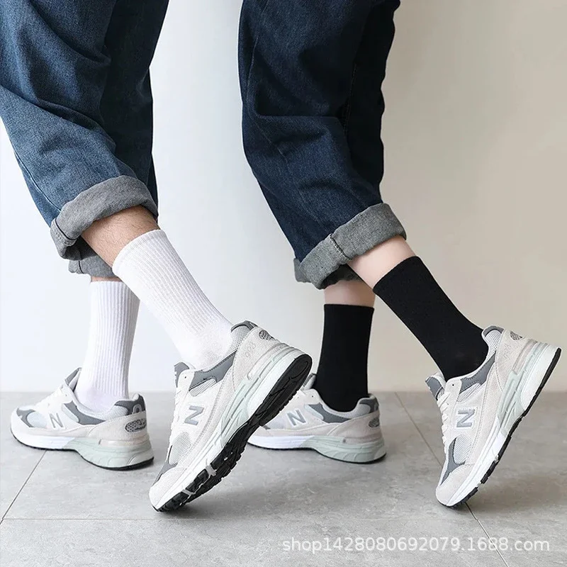 Unisex Solid Cotton Ankle Socks（10 pairs）