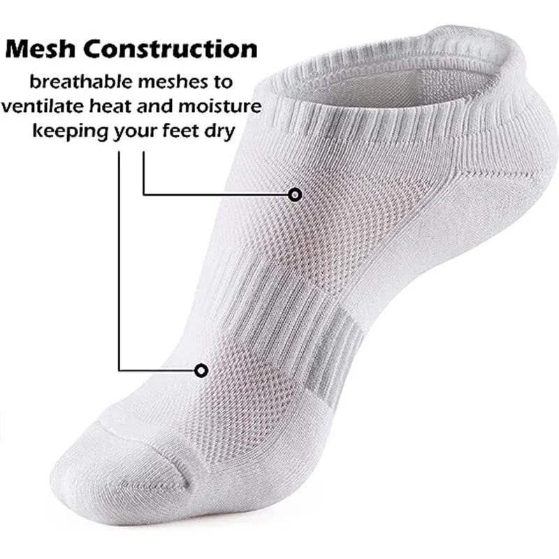 Breathable Unisex Sports Ankle Socks（10 pairs）