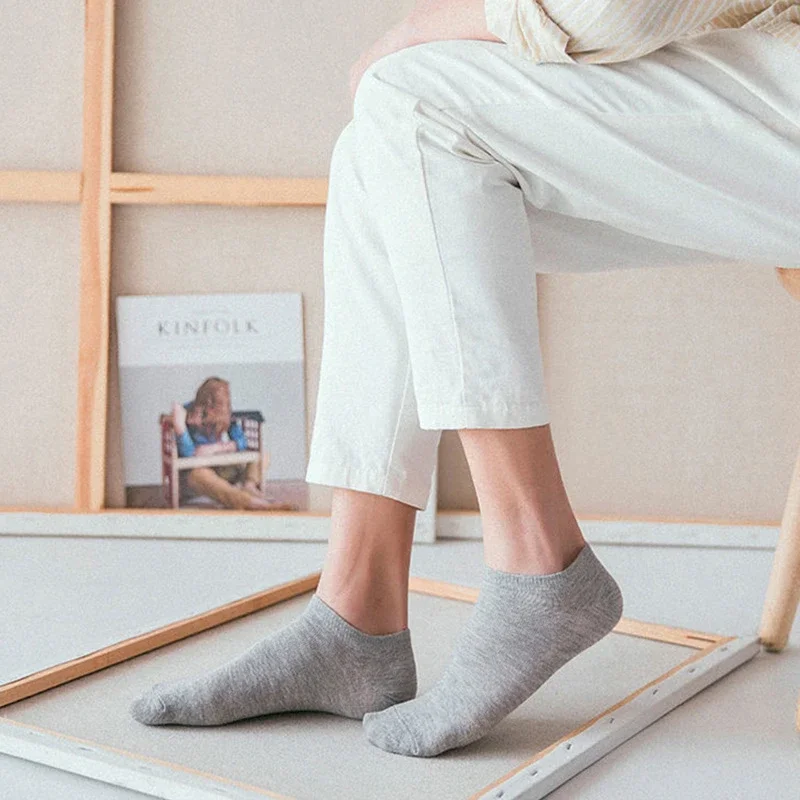 Men's Summer Cotton Ankle Socks（15 pairs）