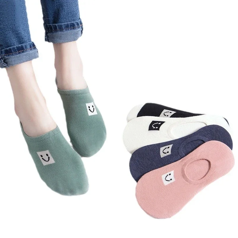 Women's Cartoon No-Show Socks（5 pairs）