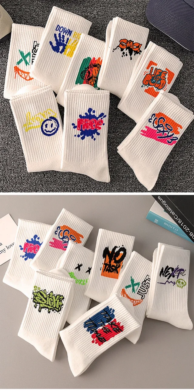 Men's Oversize Mid-Calf Sports Socks（30 pairs） Detail
