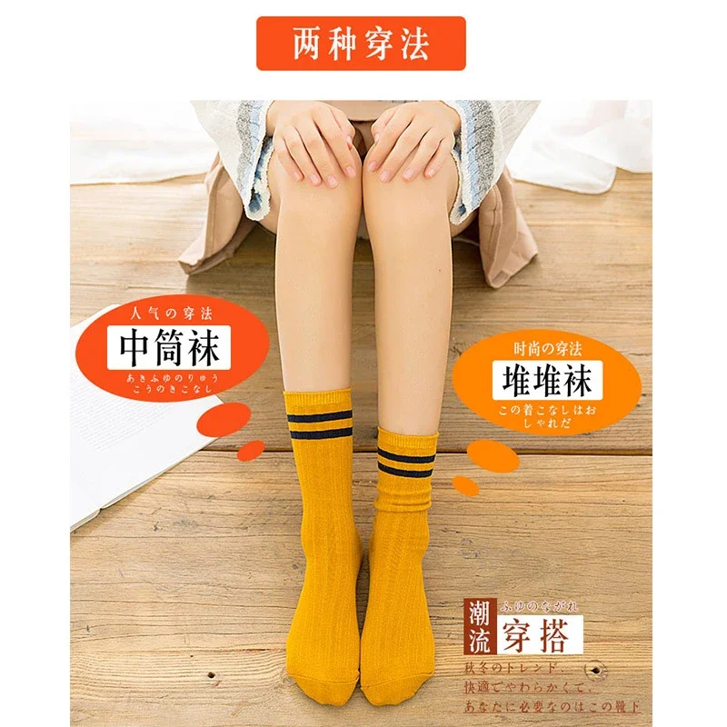 Korean-Style Stackable Women's Socks（10 pairs）