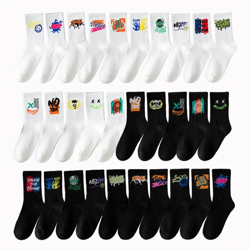 Men's Oversize Mid-Calf Sports Socks（30 pairs）