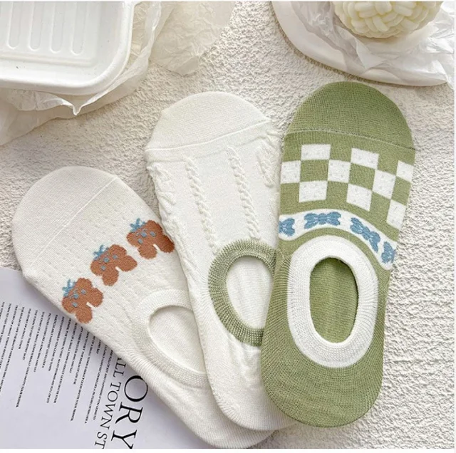 Cartoon Cotton No-Show Socks（10 pairs） Detail