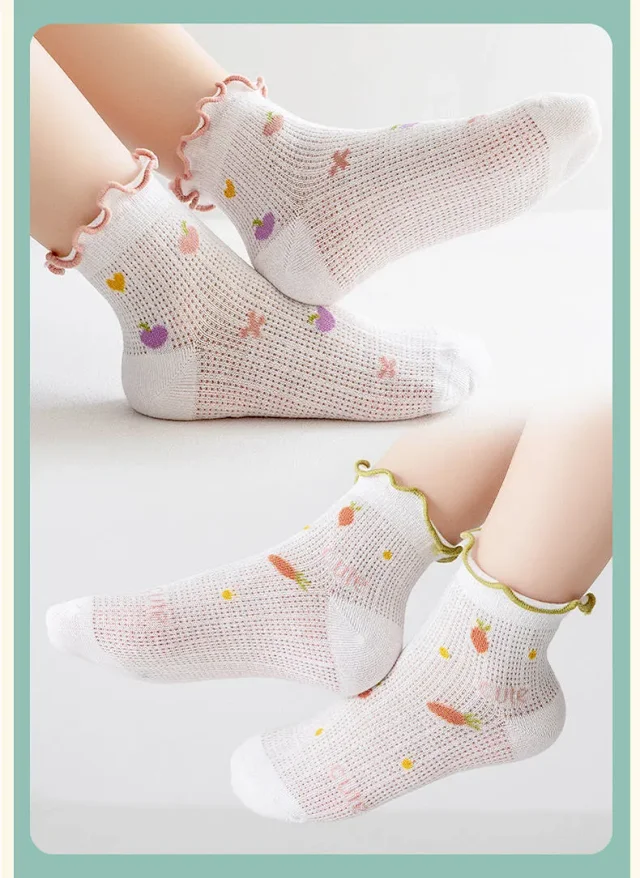 Lace-Trimmed Baby Socks（10 pairs） Detail