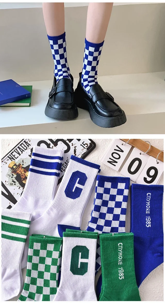Korean Student Spring/Summer Socks（10 pairs） Detail
