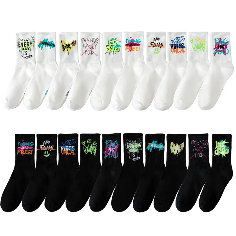 Graffiti Men's Ankle Sports Socks（20 pairs）