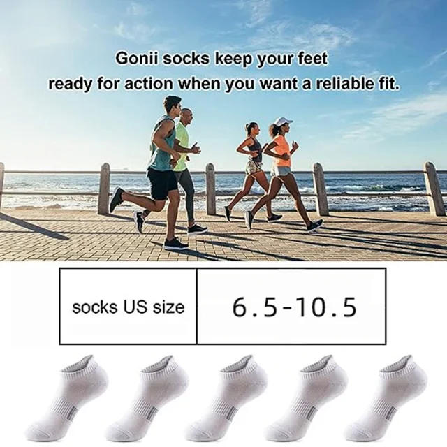 Breathable Unisex Sports Ankle Socks（10 pairs） Detail