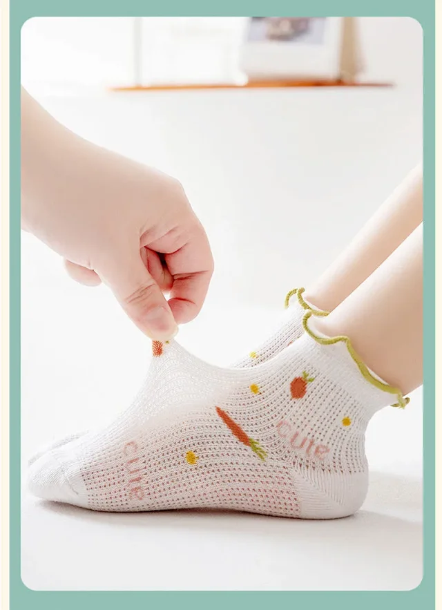 Lace-Trimmed Baby Socks（10 pairs） Detail