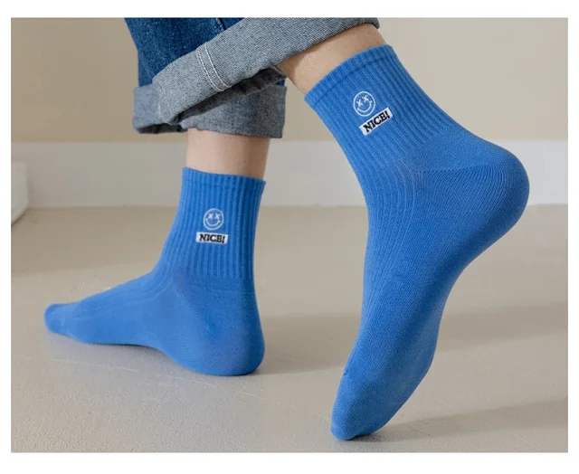 Breathable White Cartoon Socks（10 pairs） Detail