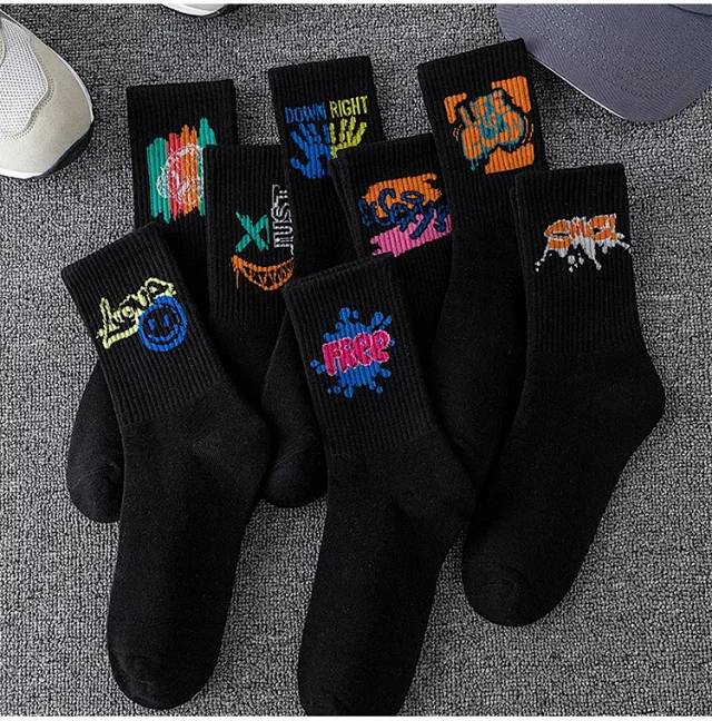 Men's Oversize Mid-Calf Sports Socks（30 pairs） Detail