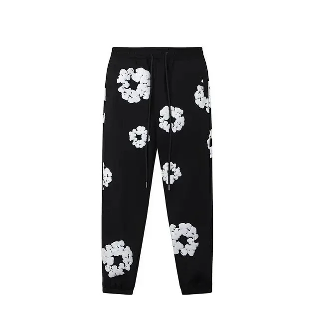 Trendy Oversized Foam-Print Hoodie Set Detail