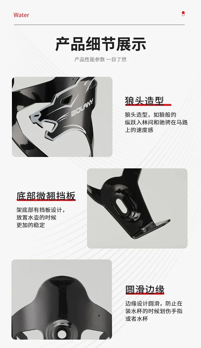 BOLANY Water Bottle Cage Detail
