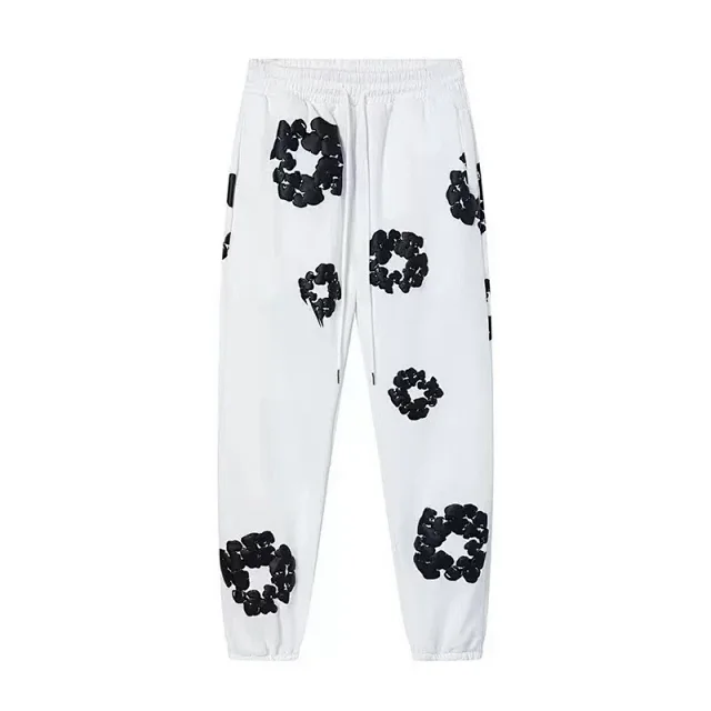 Trendy Oversized Foam-Print Hoodie Set Detail