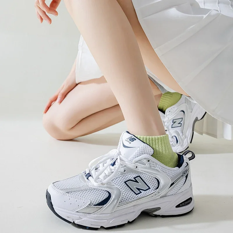 Ladies' Athletic Socks, Candy - Colored, Campus Style, Non - Slip Heel