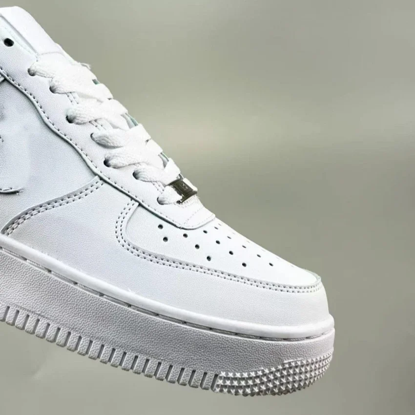 Classic White Air Force 1 Unisex Sneakers