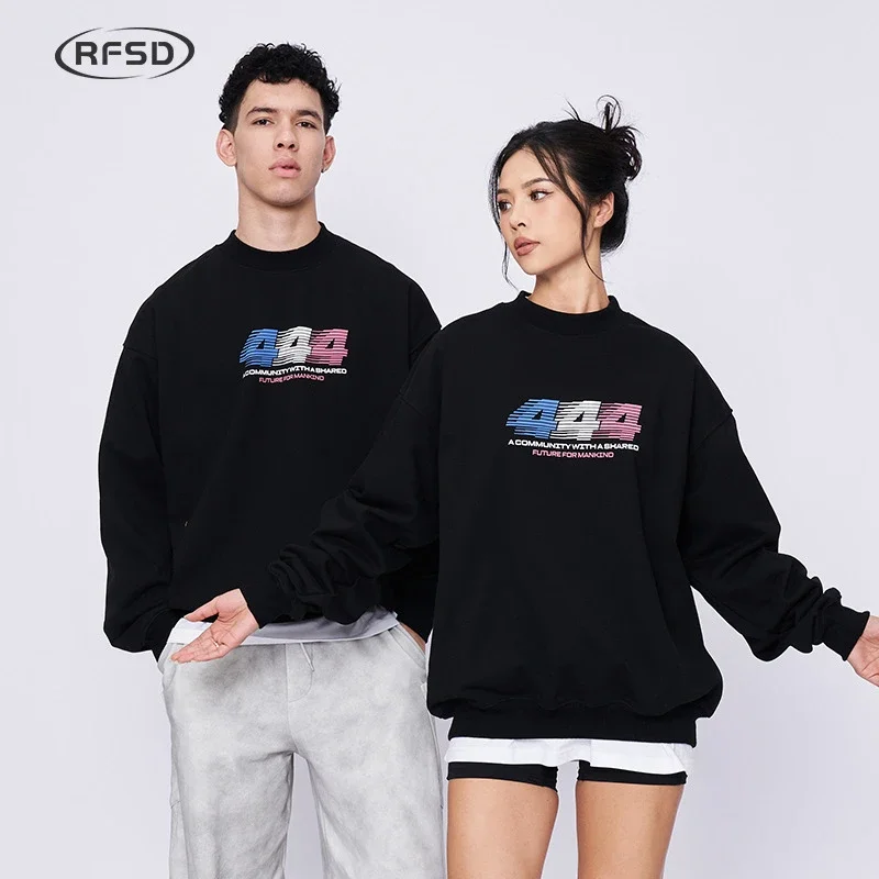 RFSD Men's 2025 Fall/Winter New Printed Crewneck Sweatshirt