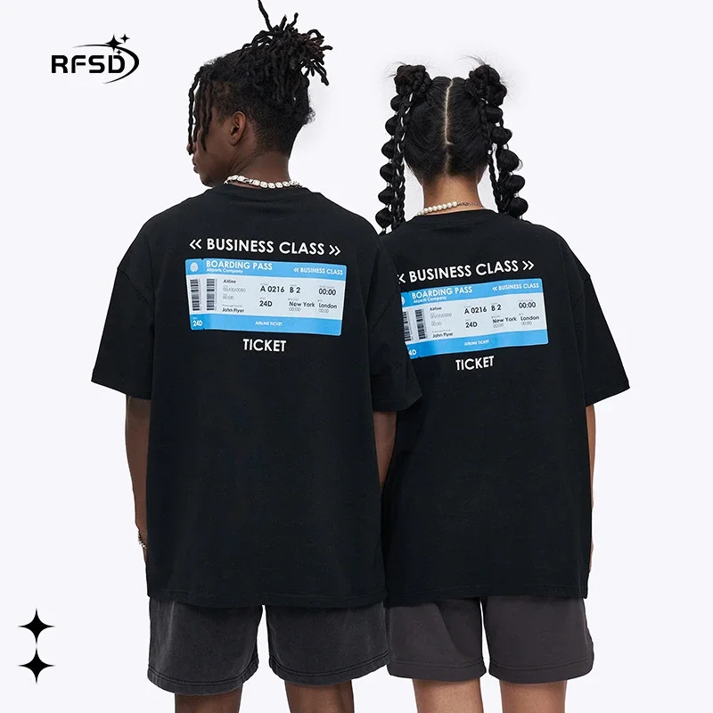 RFSD Men's Plane Ticket Print T-shirt