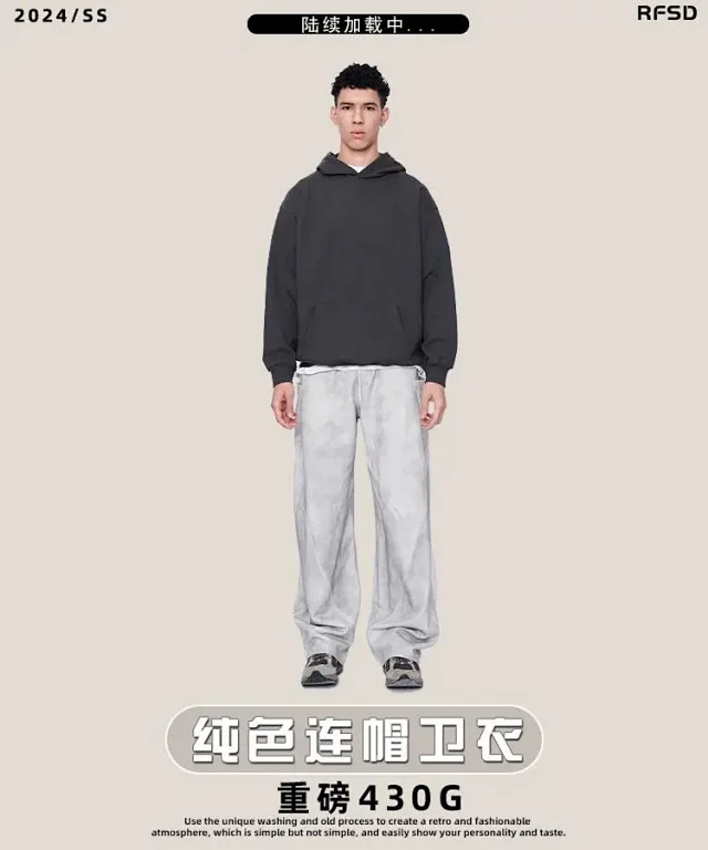 RFSD Men's 2025 AW Heavyweight Hoodie Set Detail