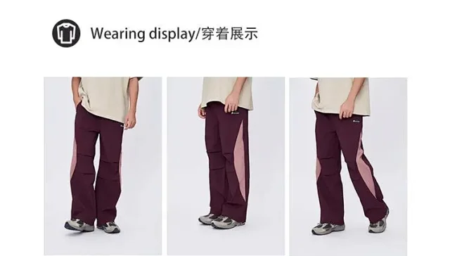 RFSD Men's Autumn Parachute Cargo Pants Detail