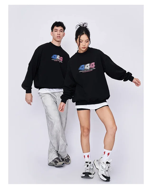 RFSD Men's 2025 Fall/Winter New Printed Crewneck Sweatshirt Detail