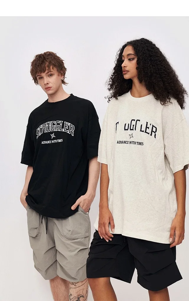 RFSD Men's 2025 Summer Vintage Patchwork T-shirt Detail