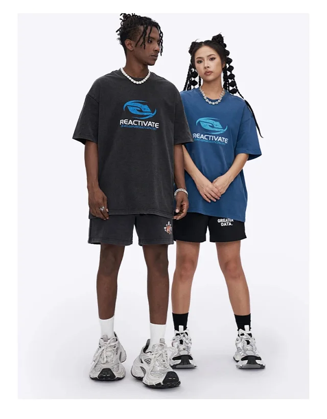 RFSD Men's T-shirt | Balenciaga Alternative | 250G Double Yarn Cotton | Short Sleeve | Solid Color | FOG Loose Fit Detail