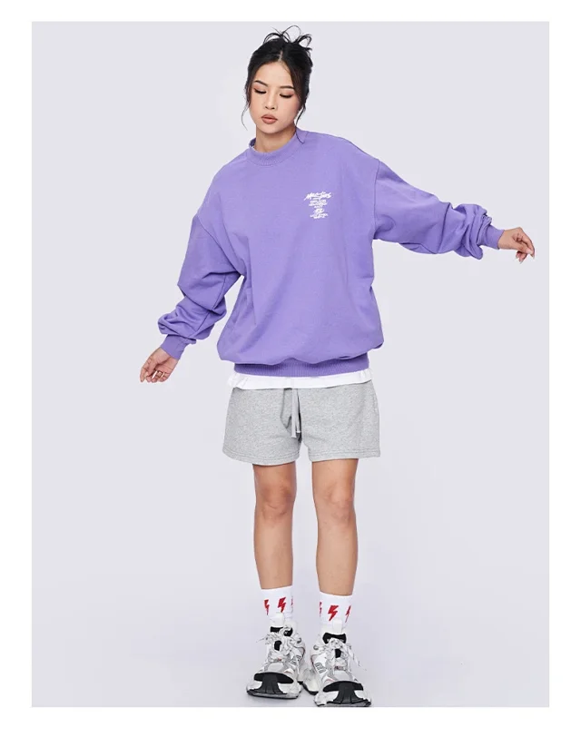 RFSD Men's 2025 AW Oversized Streetwear Crewneck Detail