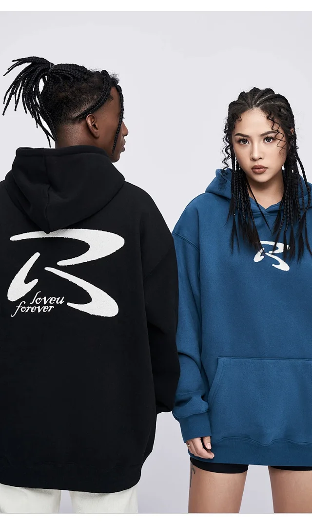 RFSD Men's | 2025 FW New 380G Fleece R-embroidery Hoodie Detail