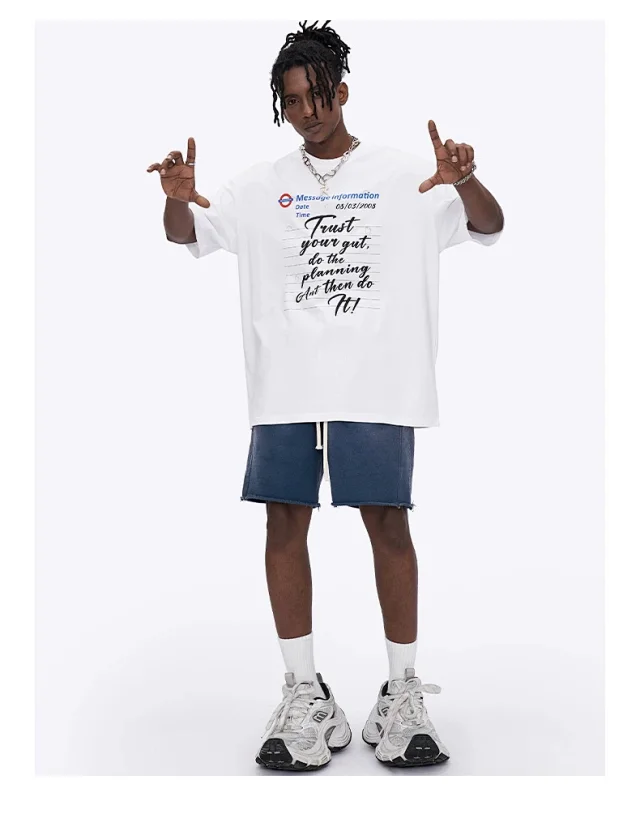 RFSD Men's 2025 Summer Streetwear Tee Detail