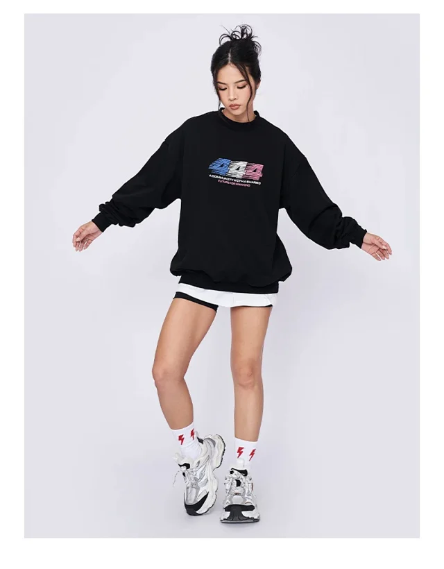 RFSD Men's 2025 Fall/Winter New Printed Crewneck Sweatshirt Detail