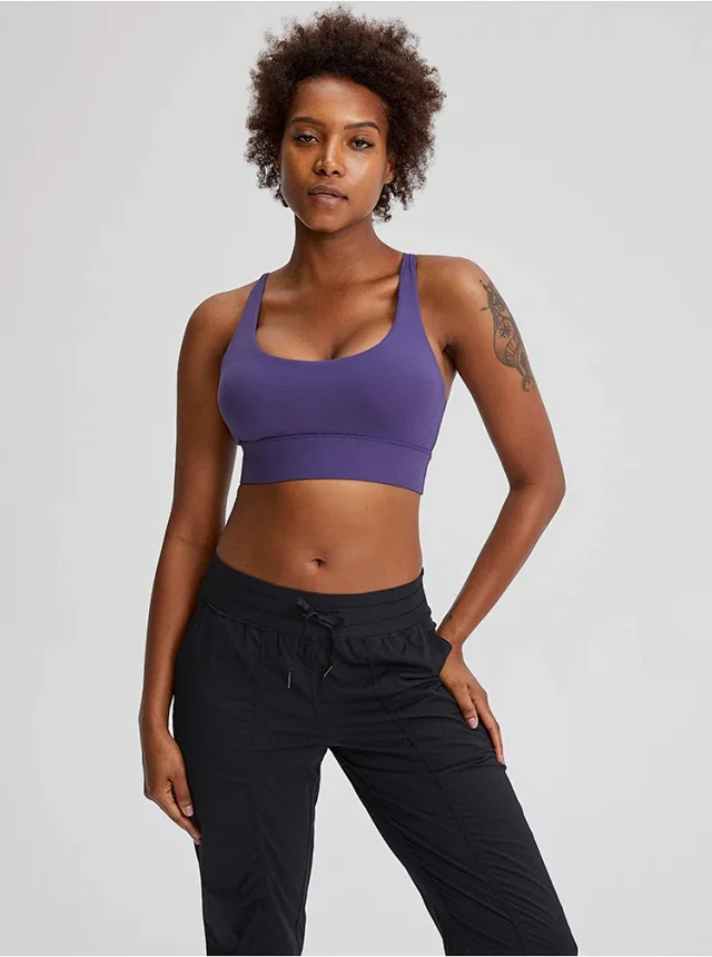 Wire-Free Yoga & Running Bra DW035 Detail